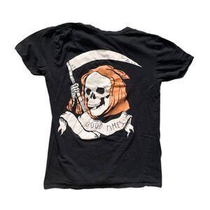 Black sheep “good times “REAPER  skeleton tee